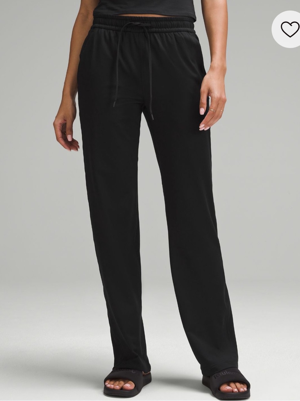 lululemon “Soft Jersey Straight-Leg Mid-Rise Pant”